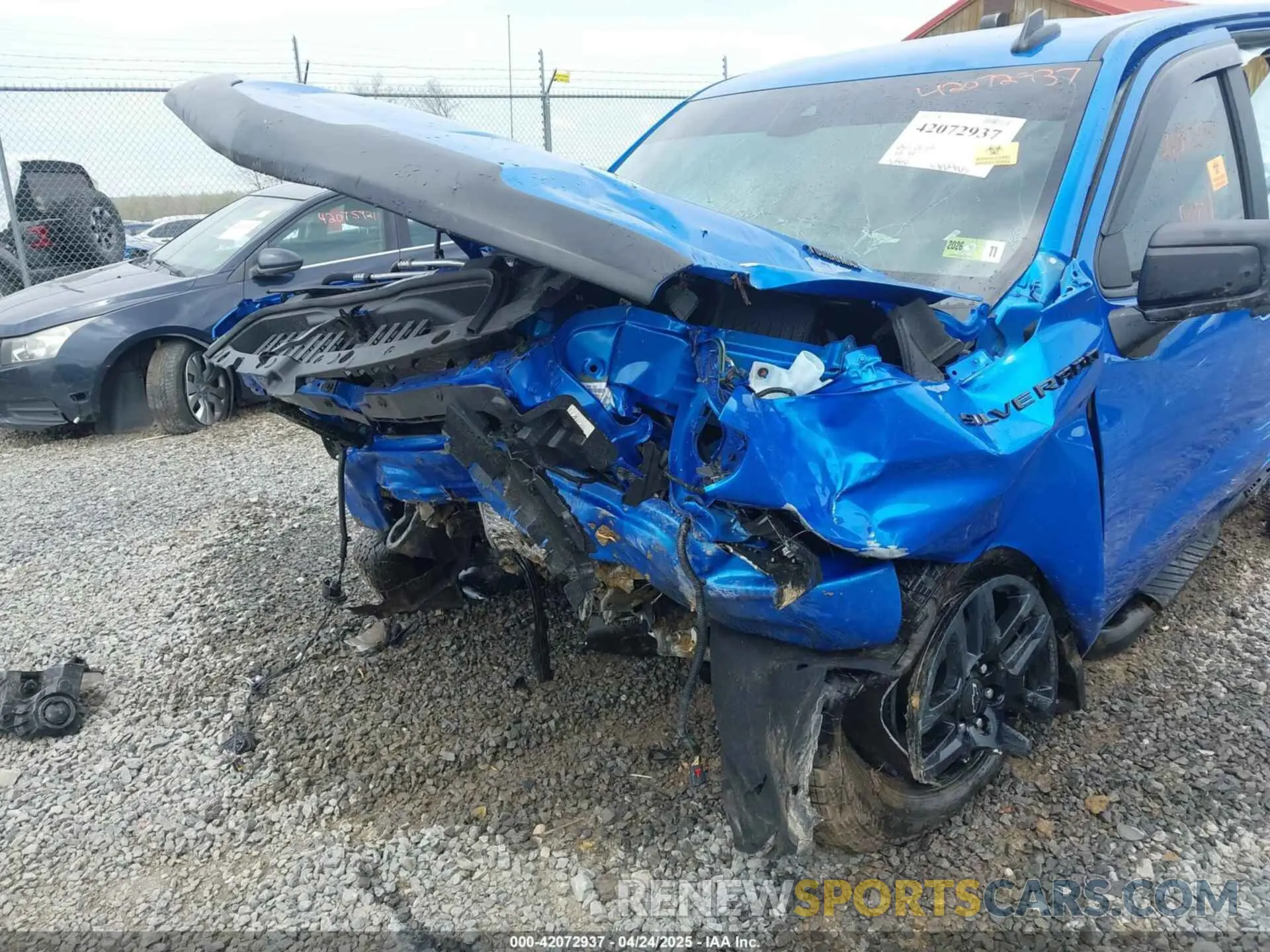 6 fotografías del automóvil dañado 1GCPKBEK5SZ165572 CHEVROLET SILVERADO 1500 2025