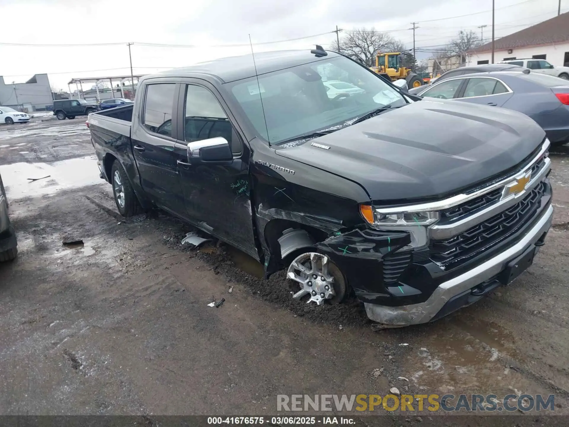1 fotografías del automóvil dañado 1GCPKKEK1SZ107524 CHEVROLET SILVERADO 1500 2025