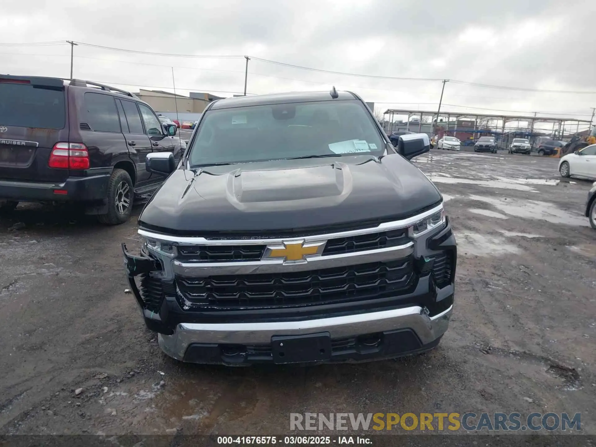 12 fotografías del automóvil dañado 1GCPKKEK1SZ107524 CHEVROLET SILVERADO 1500 2025