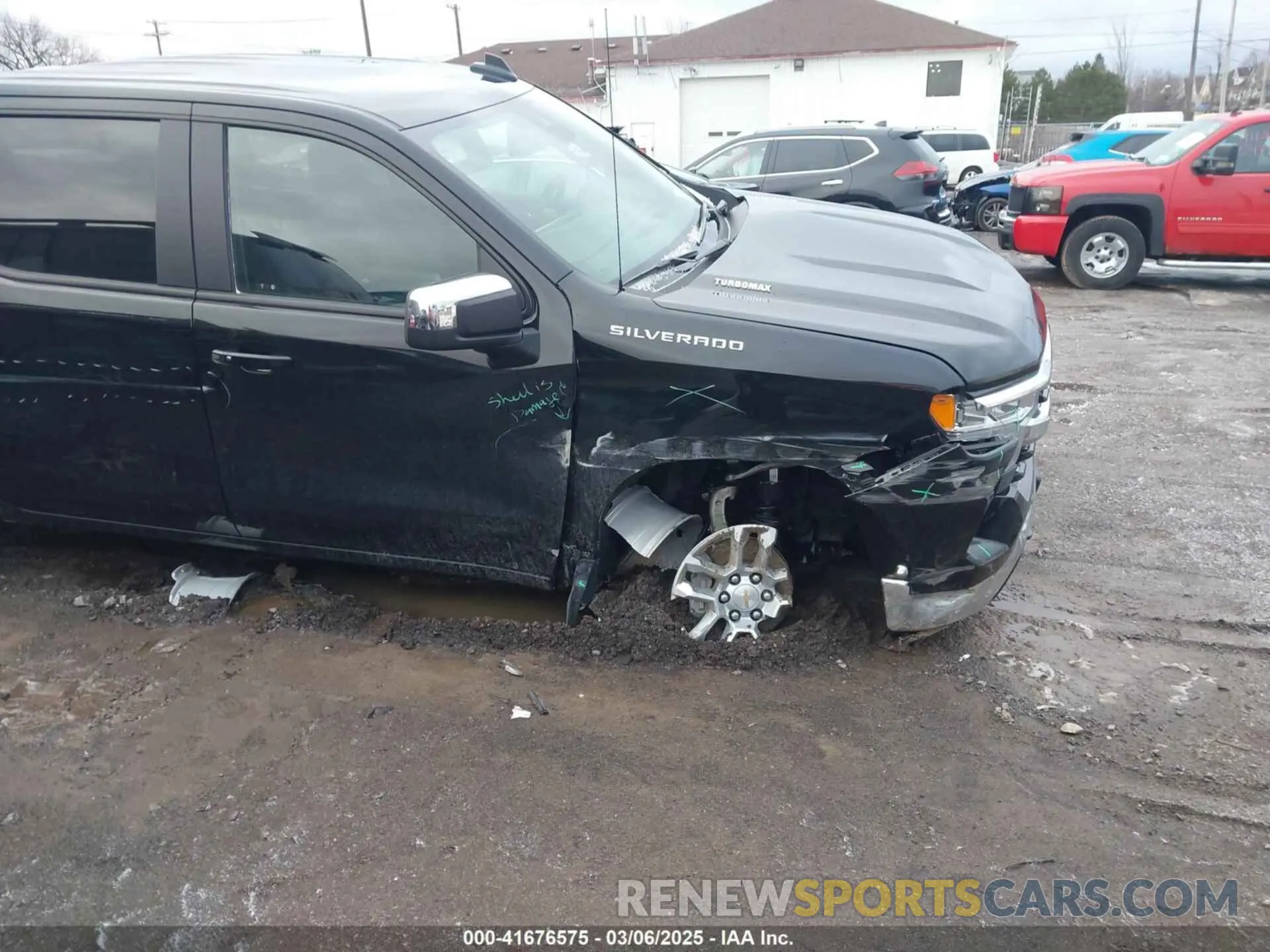 17 fotografías del automóvil dañado 1GCPKKEK1SZ107524 CHEVROLET SILVERADO 1500 2025