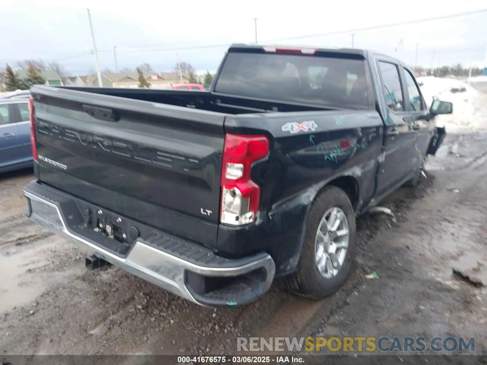 4 fotografías del automóvil dañado 1GCPKKEK1SZ107524 CHEVROLET SILVERADO 1500 2025