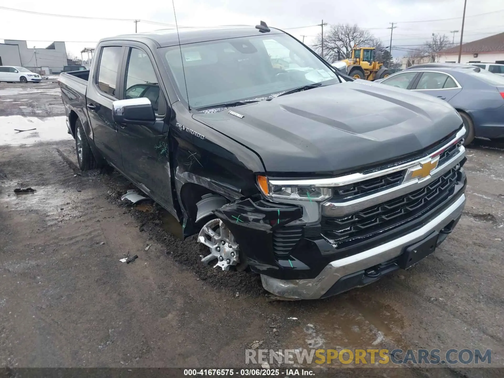 6 fotografías del automóvil dañado 1GCPKKEK1SZ107524 CHEVROLET SILVERADO 1500 2025