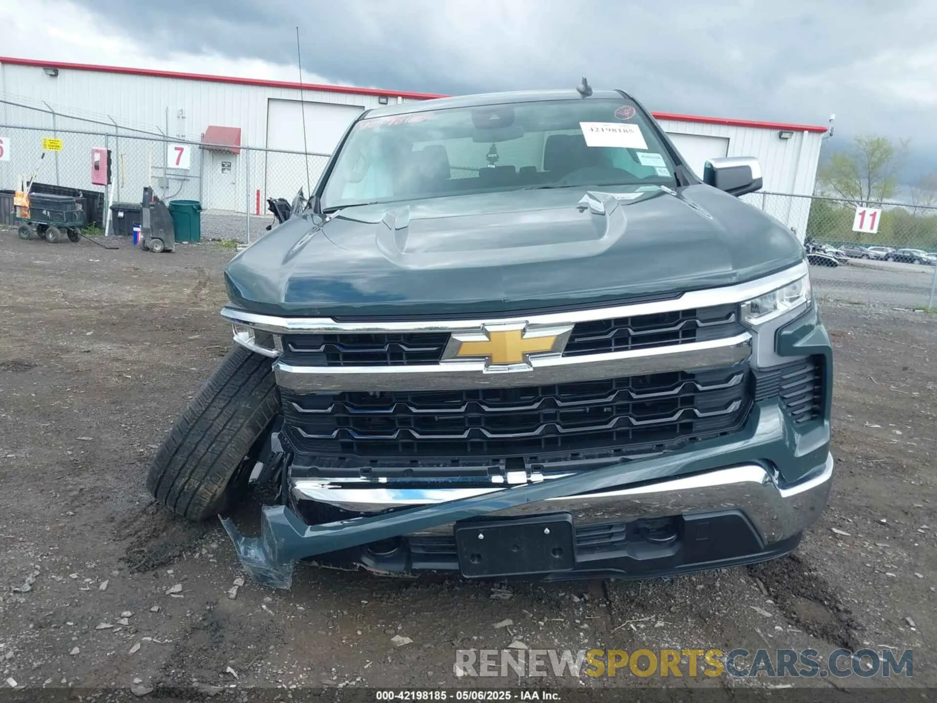 12 fotografías del automóvil dañado 1GCPKKEK7SZ161863 CHEVROLET SILVERADO 1500 2025