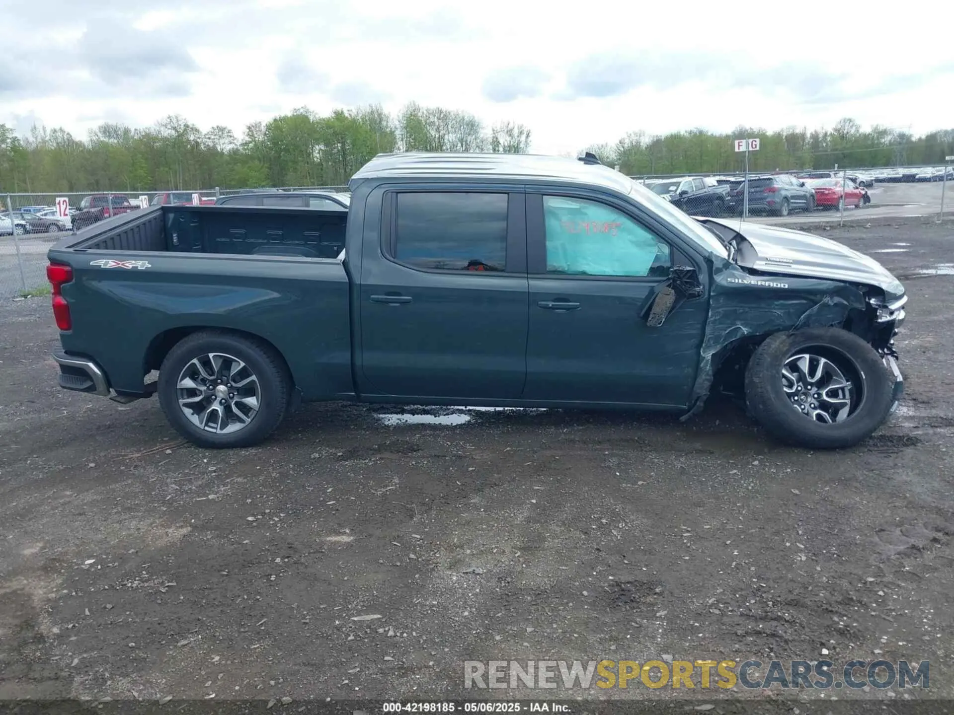 13 fotografías del automóvil dañado 1GCPKKEK7SZ161863 CHEVROLET SILVERADO 1500 2025