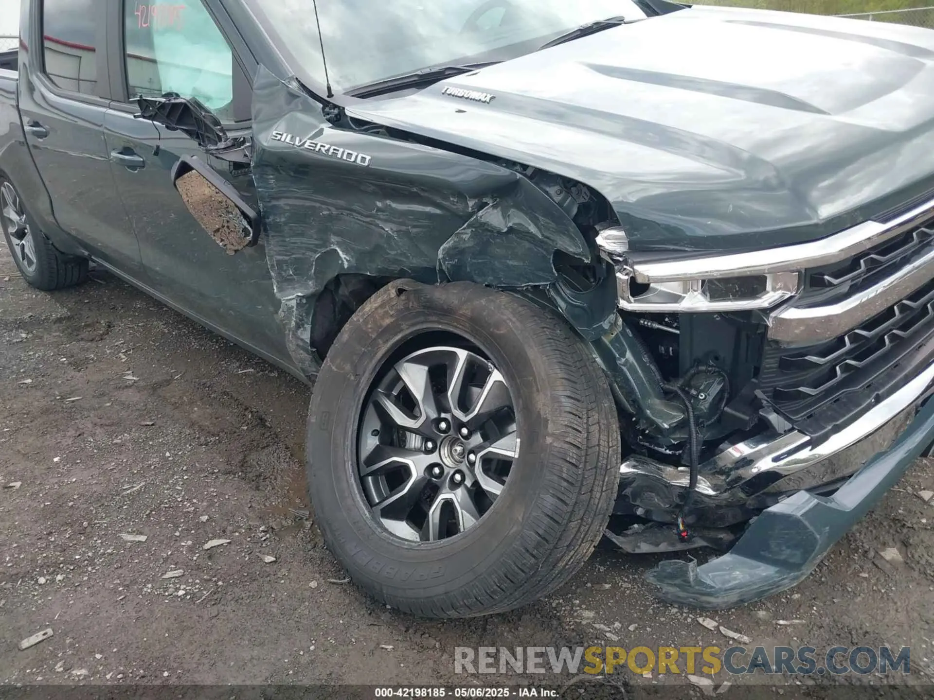 6 fotografías del automóvil dañado 1GCPKKEK7SZ161863 CHEVROLET SILVERADO 1500 2025