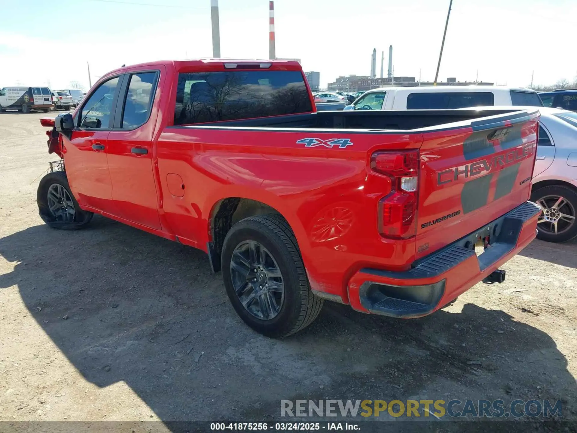 3 fotografías del automóvil dañado 1GCRKBEK7SZ160110 CHEVROLET SILVERADO 1500 2025
