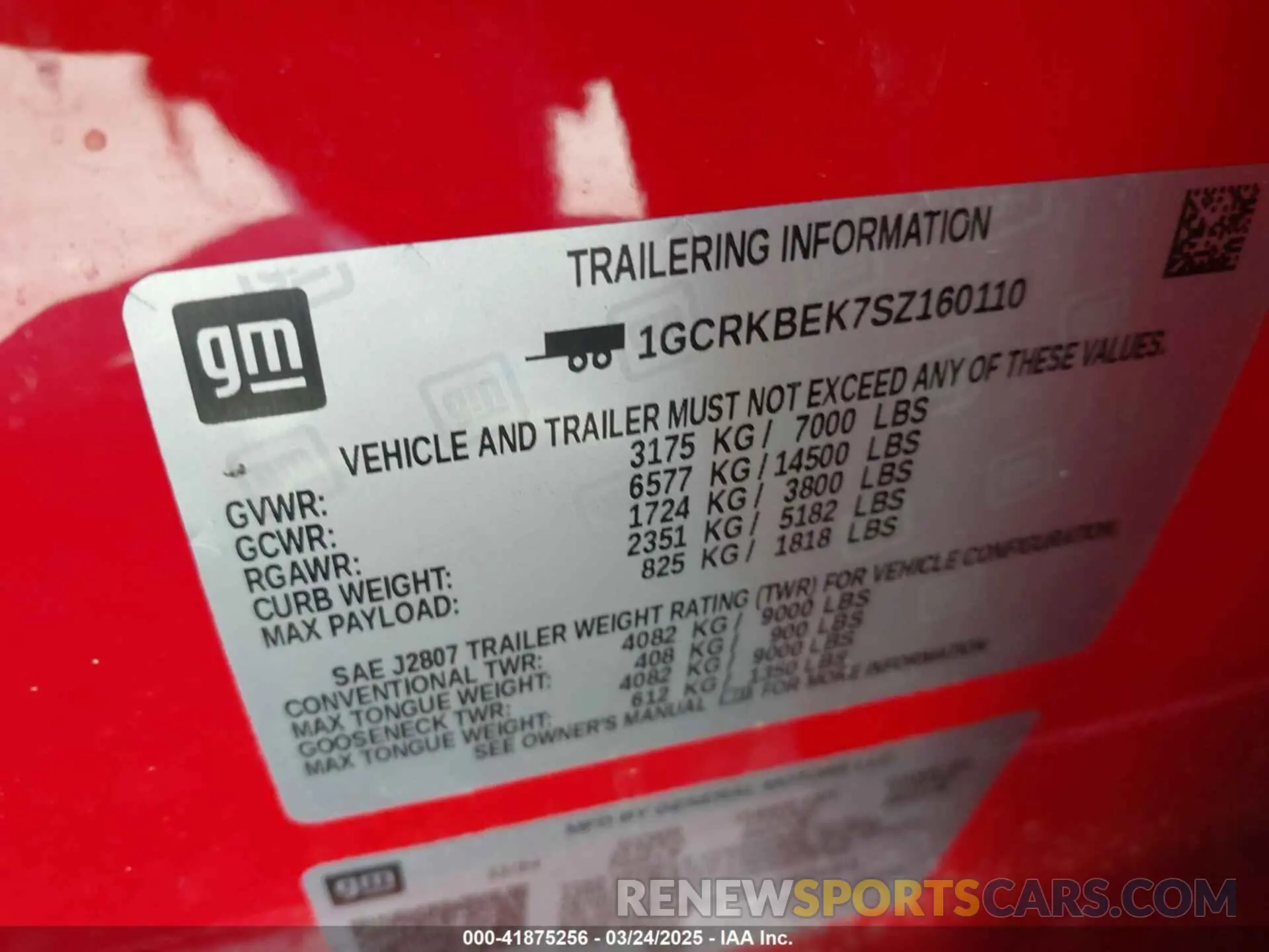 9 fotografías del automóvil dañado 1GCRKBEK7SZ160110 CHEVROLET SILVERADO 1500 2025