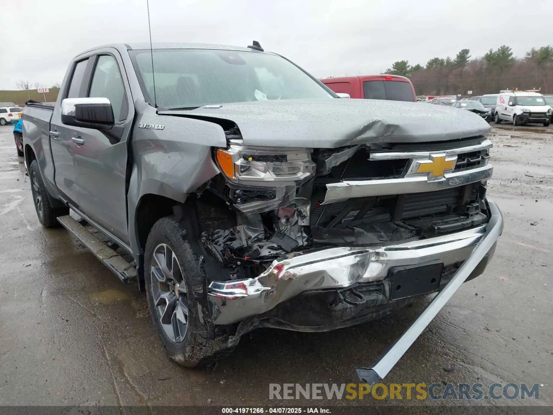 4 fotografías del automóvil dañado 1GCRKKEK3SZ107436 CHEVROLET SILVERADO 1500 2025