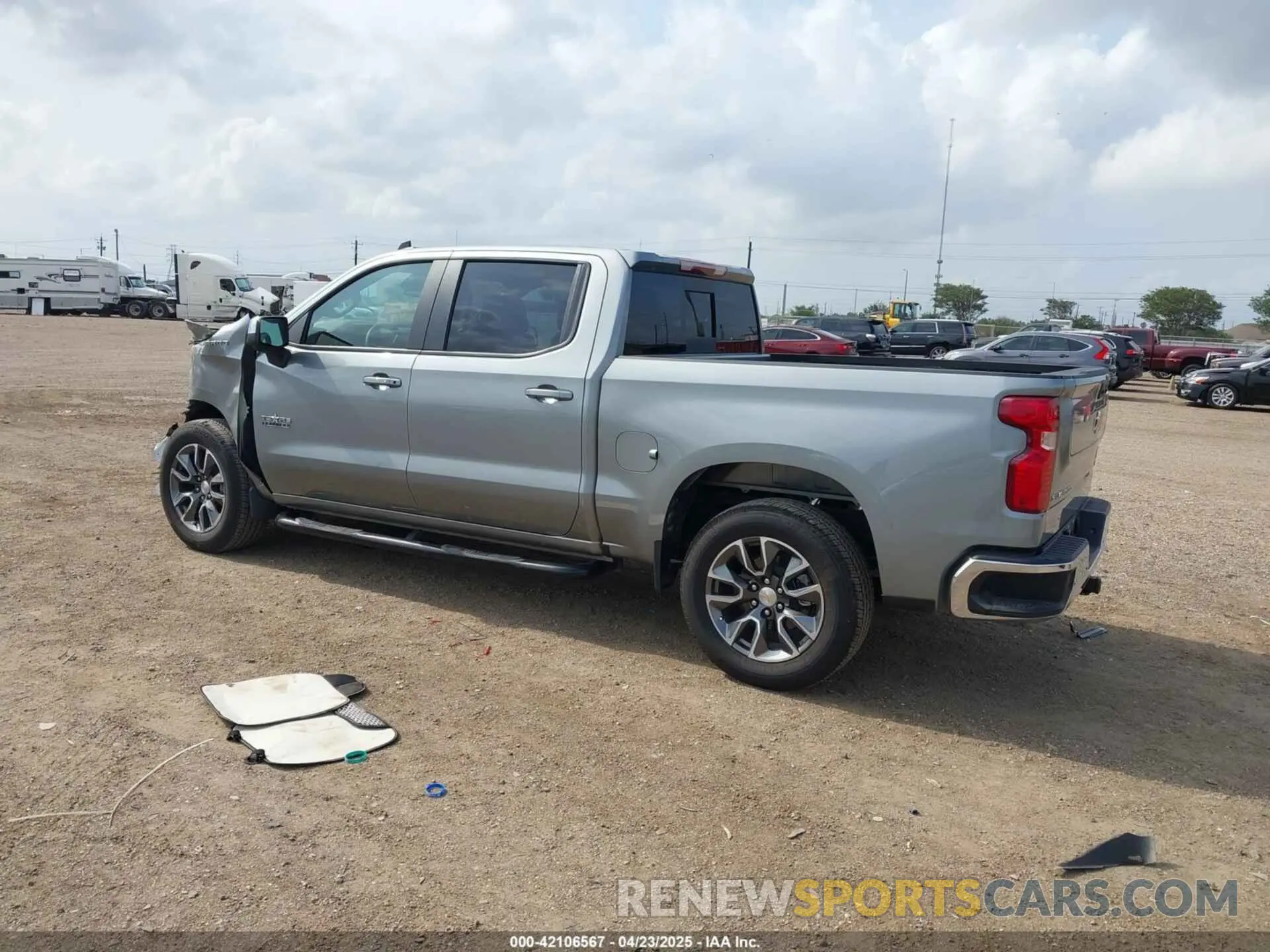 3 fotografías del automóvil dañado 2GCPACED3S1185905 CHEVROLET SILVERADO 1500 2025