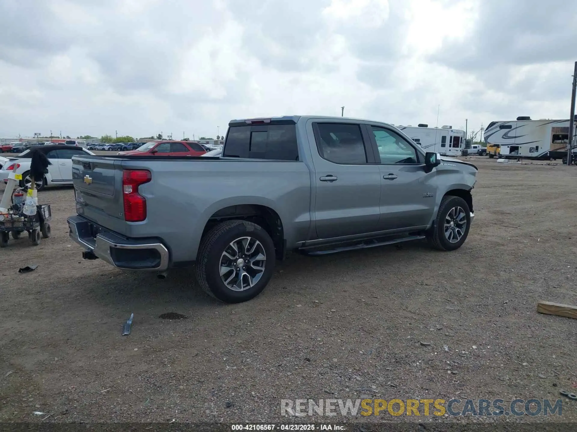 4 fotografías del automóvil dañado 2GCPACED3S1185905 CHEVROLET SILVERADO 1500 2025
