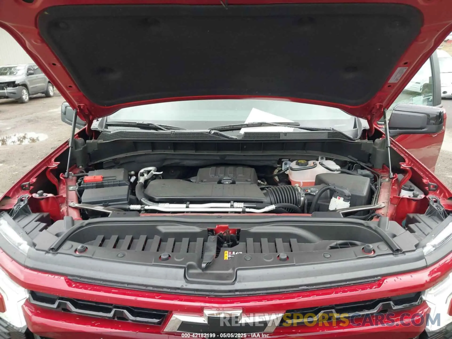 10 fotografías del automóvil dañado 3GCPADEKXSG184150 CHEVROLET SILVERADO 1500 2025