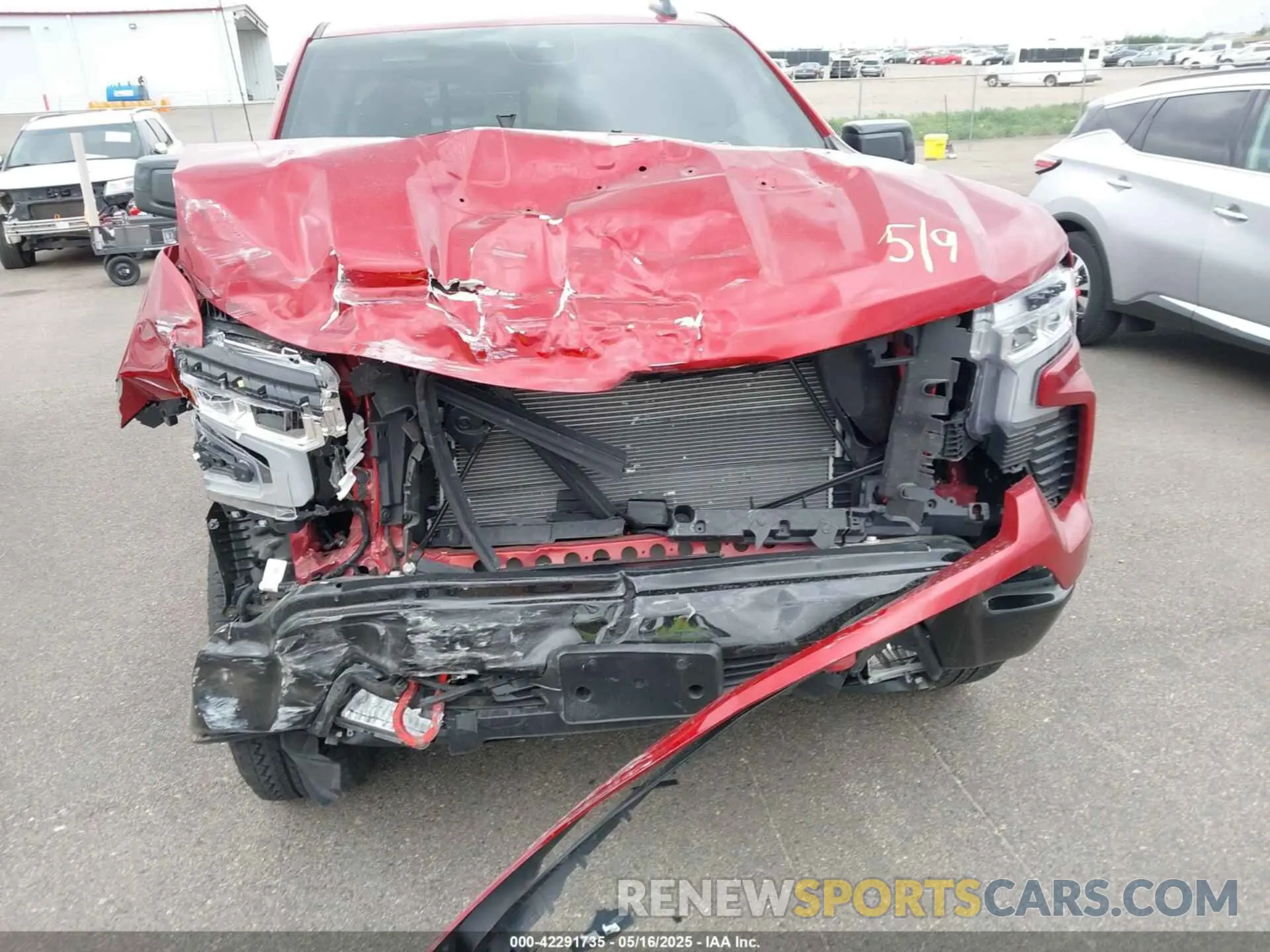6 fotografías del automóvil dañado 3GCUKFEL3SG226064 CHEVROLET SILVERADO 1500 2025