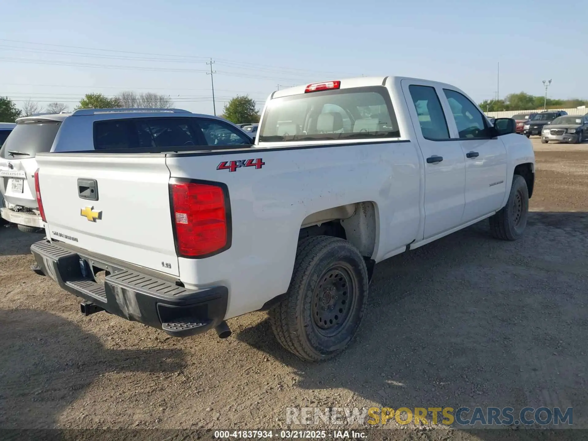 4 fotografías del automóvil dañado 2GCVKNEC5K1163637 CHEVROLET SILVERADO 1500 LD 2019