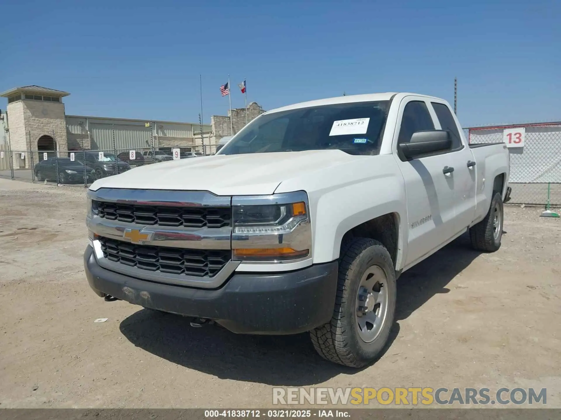 6 fotografías del automóvil dañado 2GCVKNEC7K1160643 CHEVROLET SILVERADO 1500 LD 2019