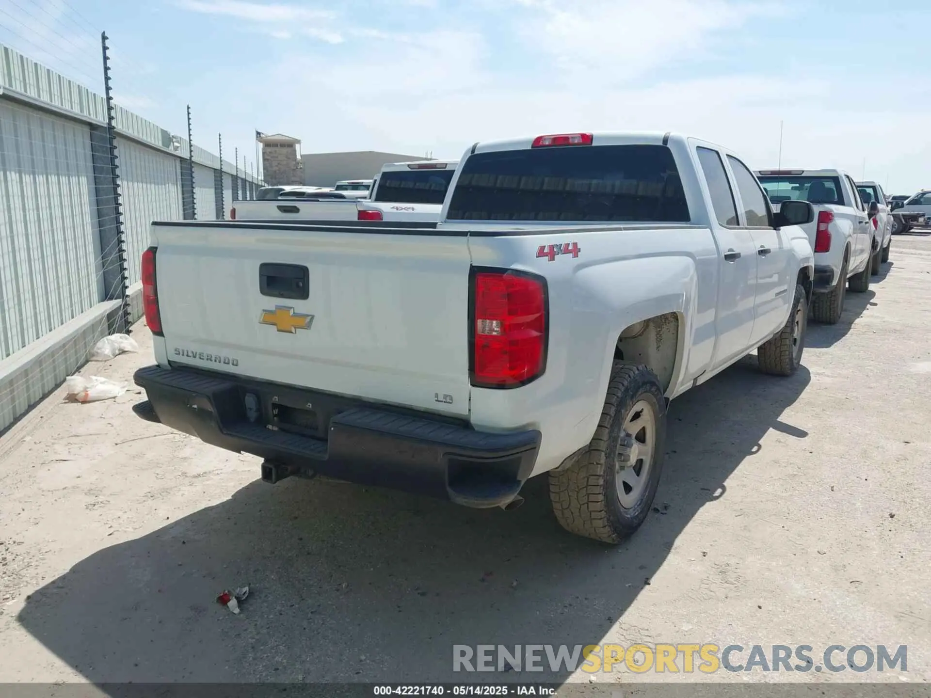 4 fotografías del automóvil dañado 2GCVKNEC9K1159977 CHEVROLET SILVERADO 1500 LD 2019