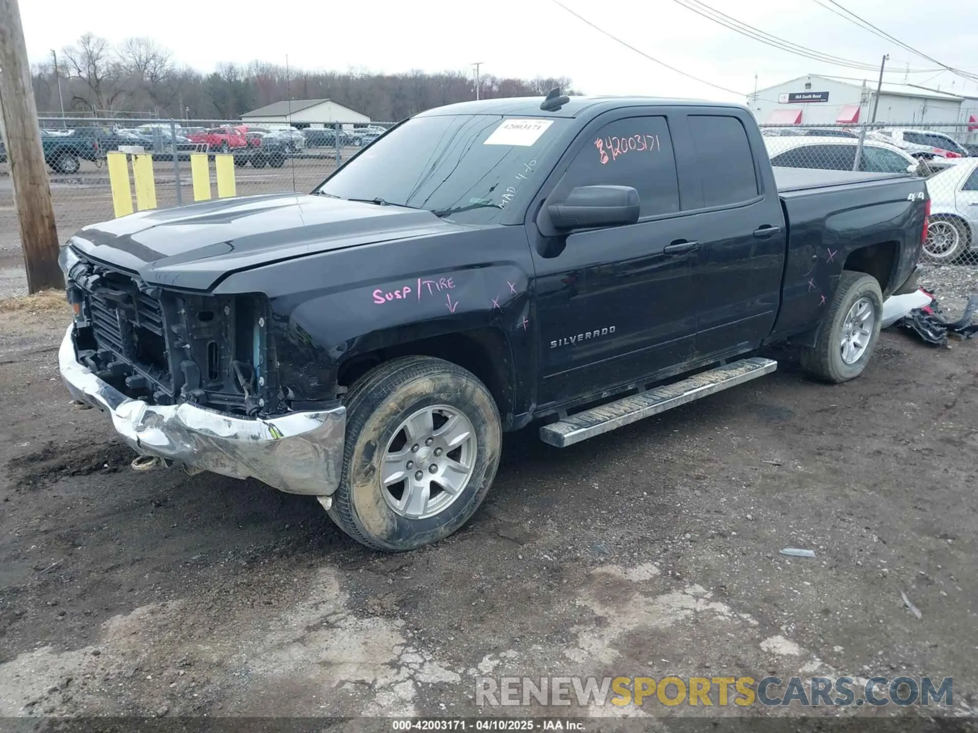 2 fotografías del automóvil dañado 2GCVKPEC0K1142254 CHEVROLET SILVERADO 1500 LD 2019