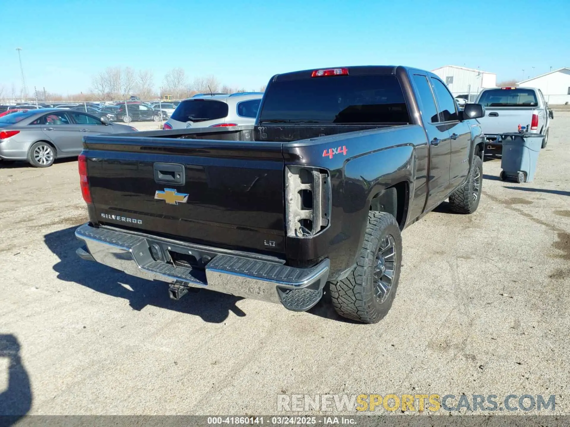 4 fotografías del automóvil dañado 2GCVKPEC1K1149309 CHEVROLET SILVERADO 1500 LD 2019