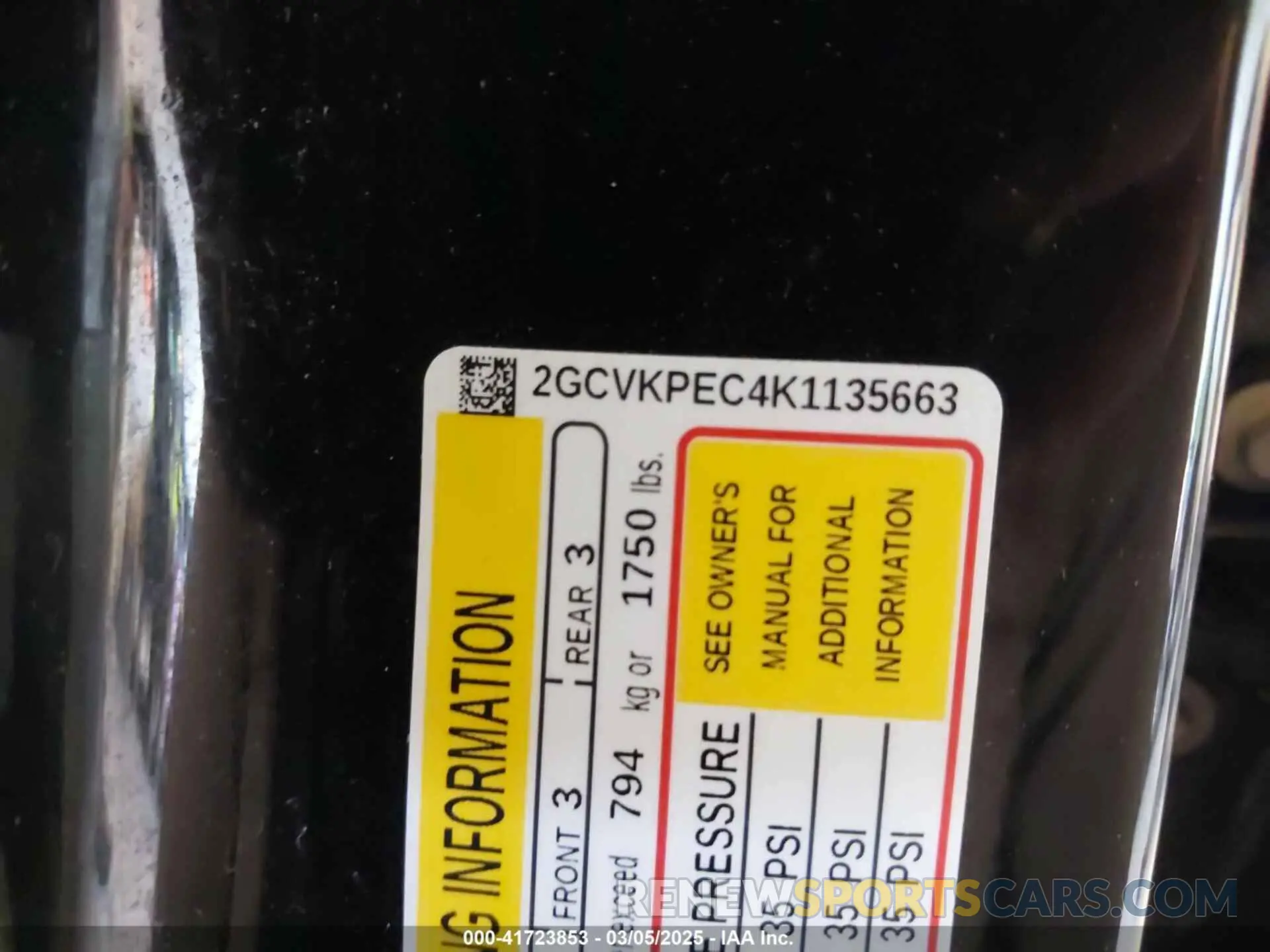 9 fotografías del automóvil dañado 2GCVKPEC4K1135663 CHEVROLET SILVERADO 1500 LD 2019