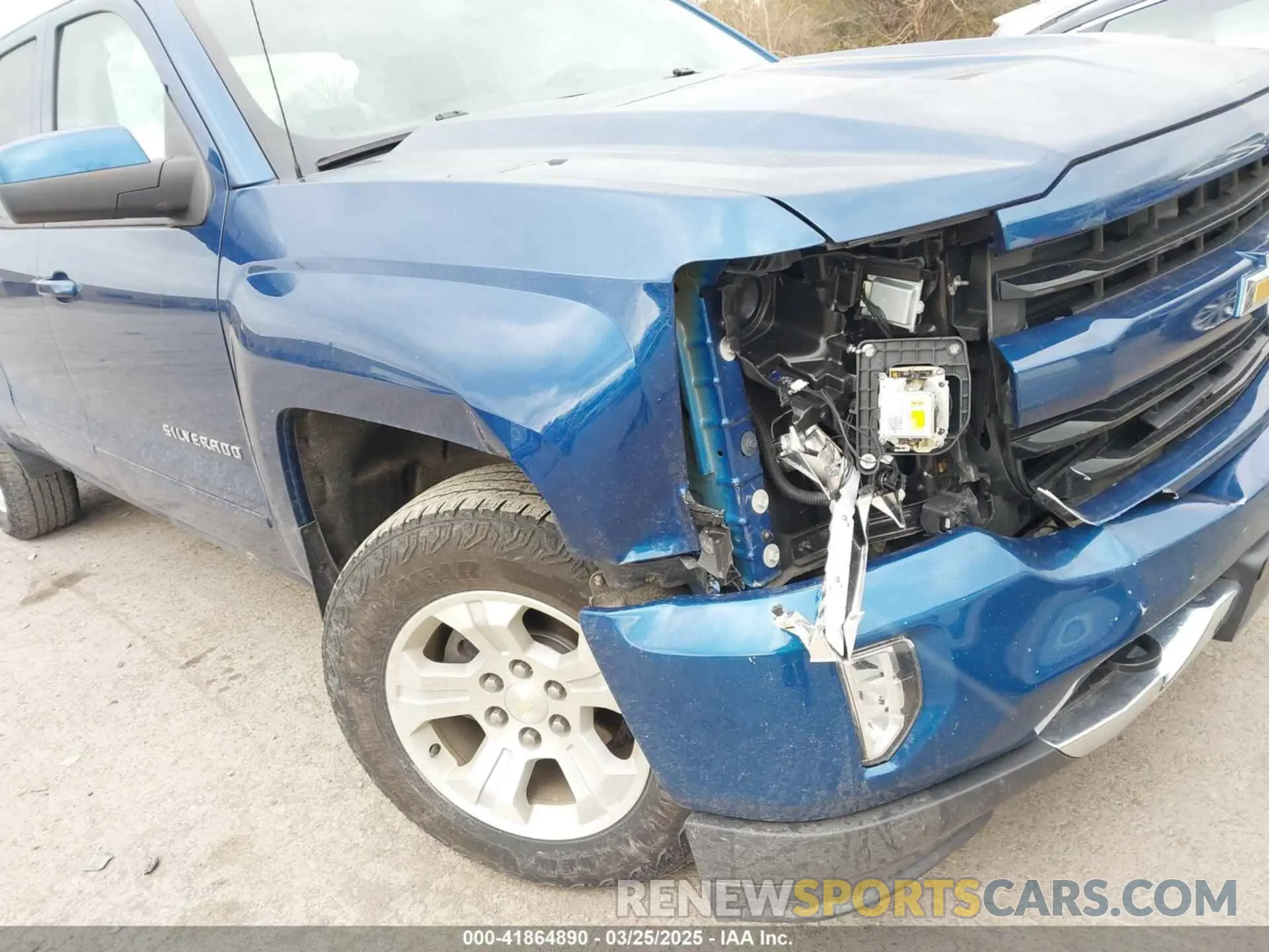 6 fotografías del automóvil dañado 2GCVKPEC4K1166282 CHEVROLET SILVERADO 1500 LD 2019