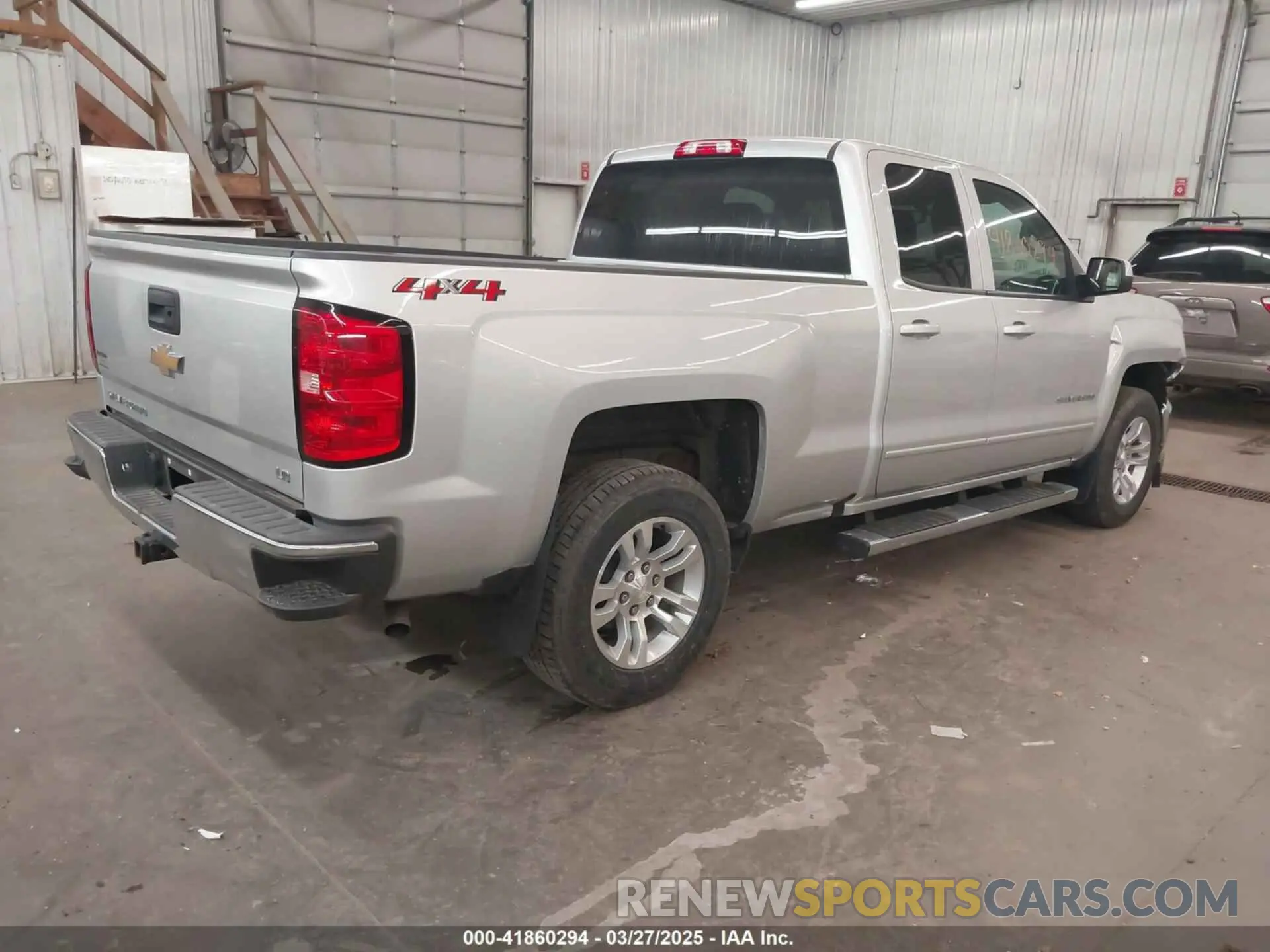 4 fotografías del automóvil dañado 2GCVKPEC7K1164347 CHEVROLET SILVERADO 1500 LD 2019