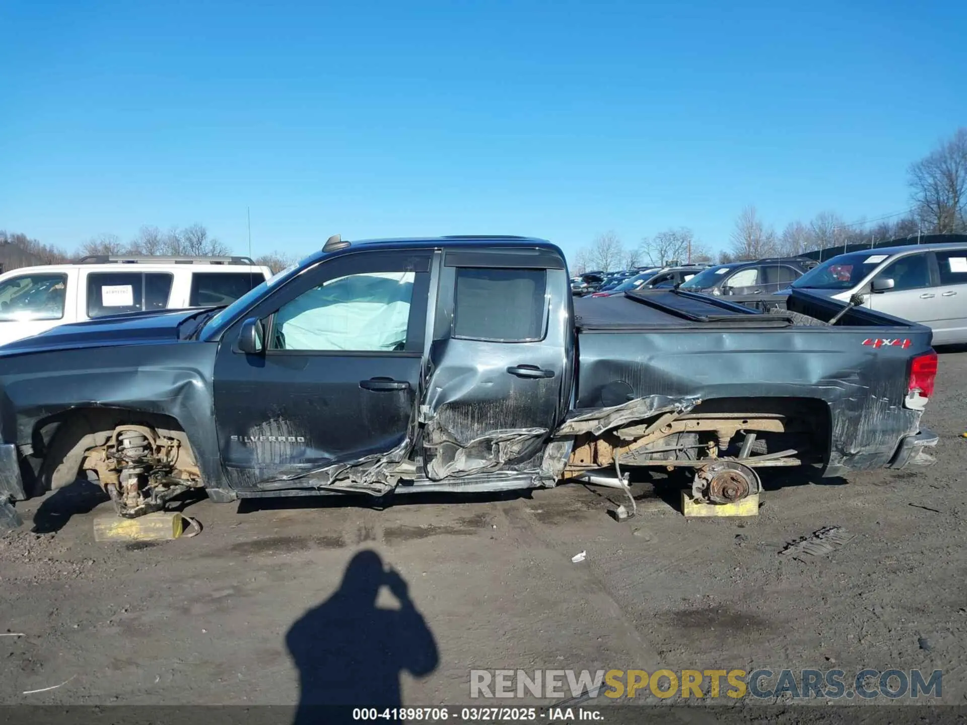 6 fotografías del automóvil dañado 2GCVKPEC7K1197414 CHEVROLET SILVERADO 1500 LD 2019