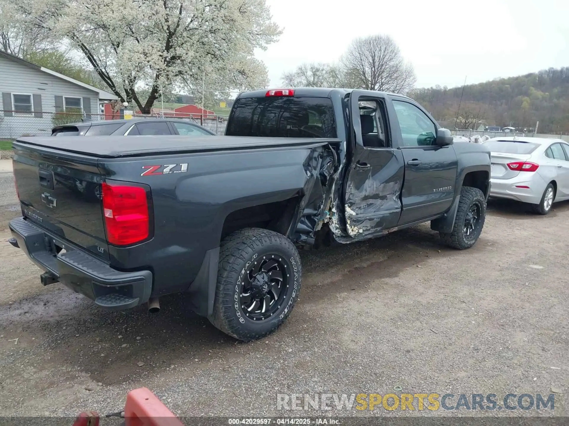 4 fotografías del automóvil dañado 2GCVKPECXK1148434 CHEVROLET SILVERADO 1500 LD 2019