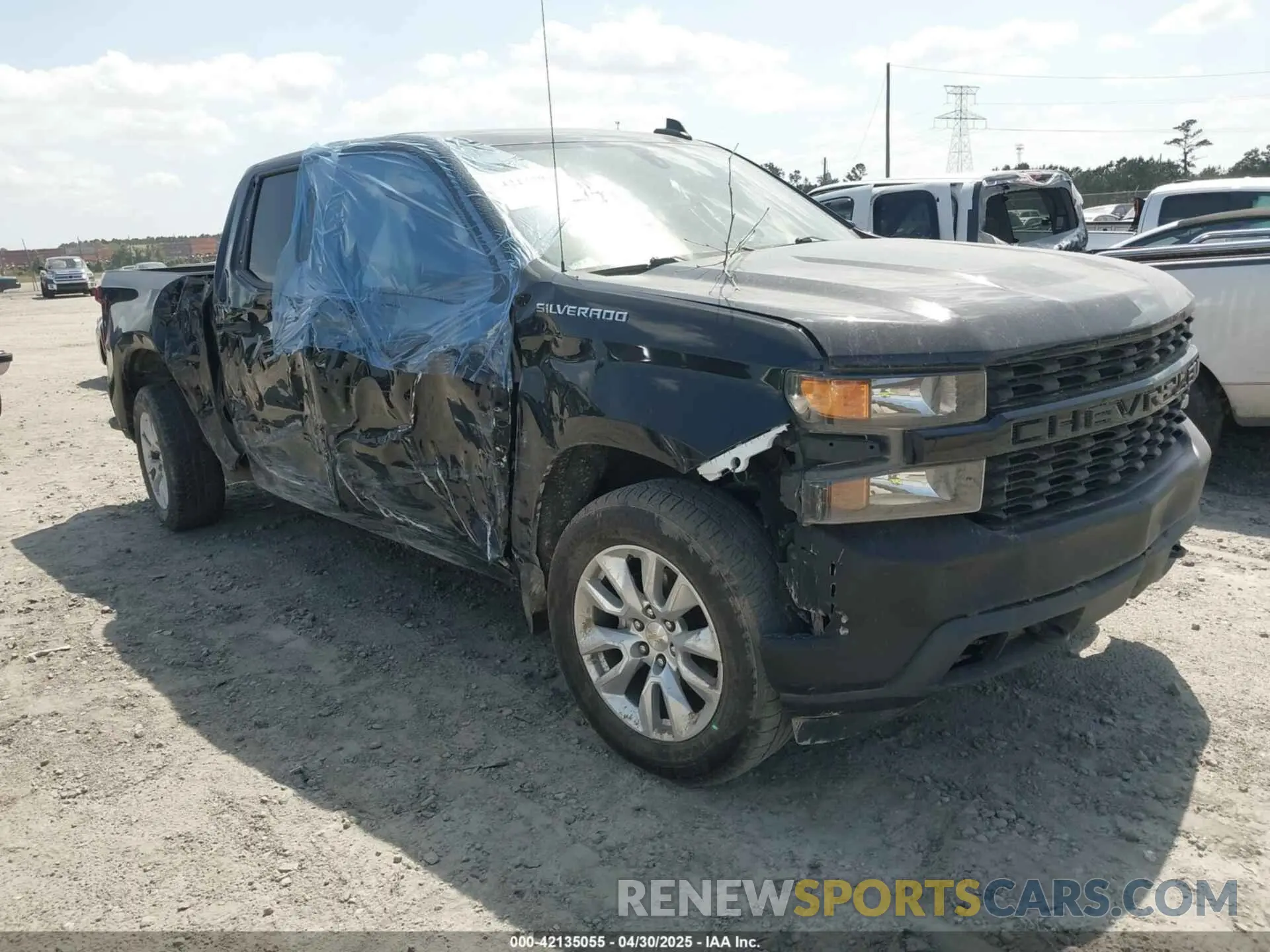 1 fotografías del automóvil dañado 1GCPWBEK2NZ175534 CHEVROLET SILVERADO 1500 LTD 2022