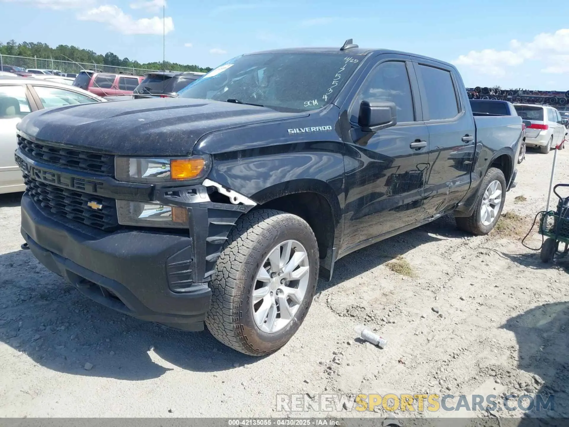 2 fotografías del automóvil dañado 1GCPWBEK2NZ175534 CHEVROLET SILVERADO 1500 LTD 2022