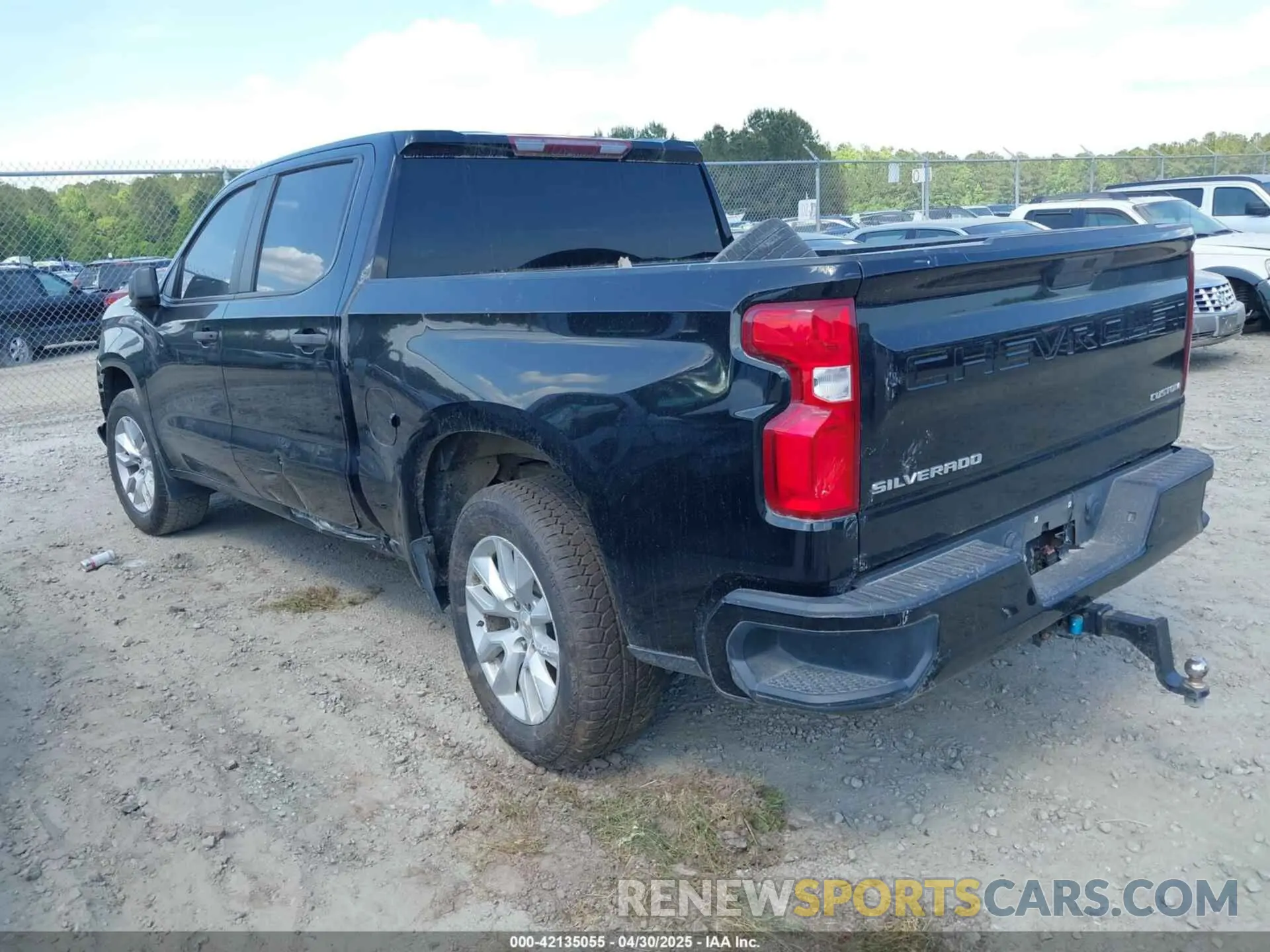 3 fotografías del automóvil dañado 1GCPWBEK2NZ175534 CHEVROLET SILVERADO 1500 LTD 2022