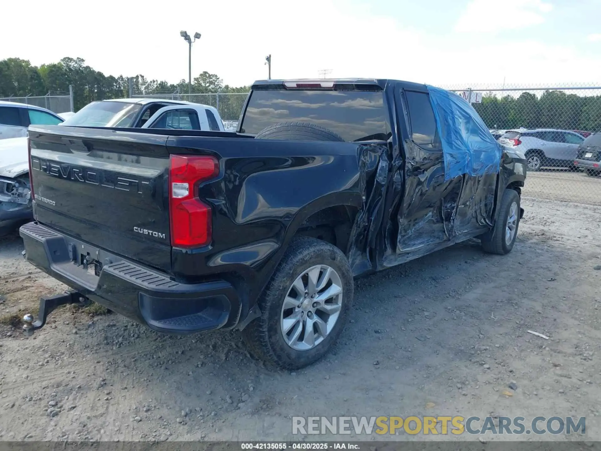 4 fotografías del automóvil dañado 1GCPWBEK2NZ175534 CHEVROLET SILVERADO 1500 LTD 2022