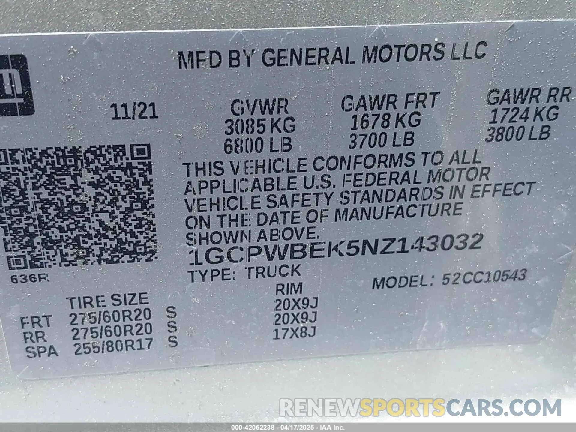 9 fotografías del automóvil dañado 1GCPWBEK5NZ143032 CHEVROLET SILVERADO 1500 LTD 2022