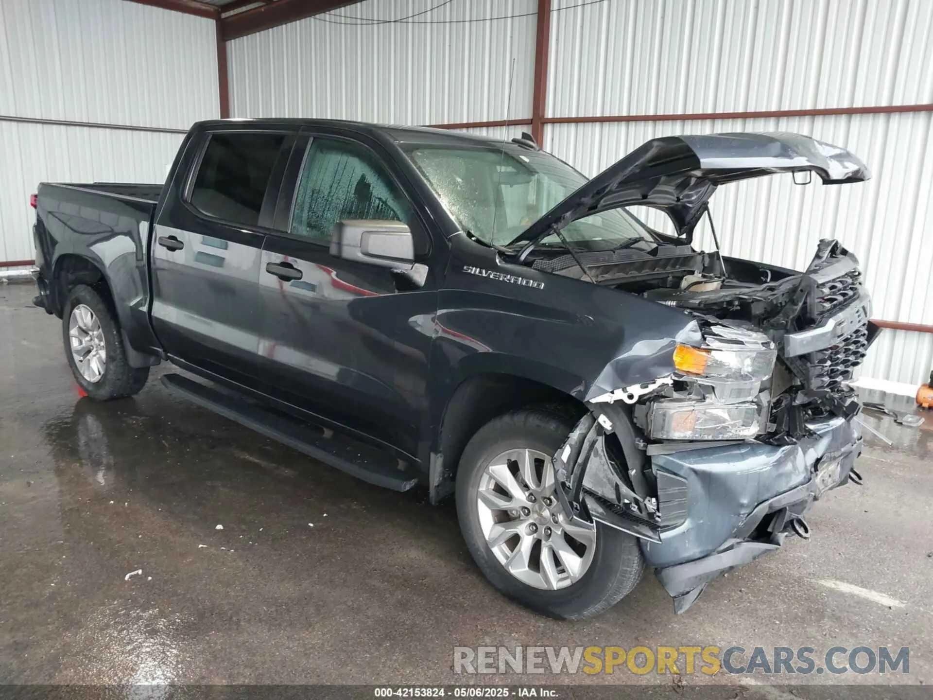 1 fotografías del automóvil dañado 1GCPWBEKXNZ169447 CHEVROLET SILVERADO 1500 LTD 2022