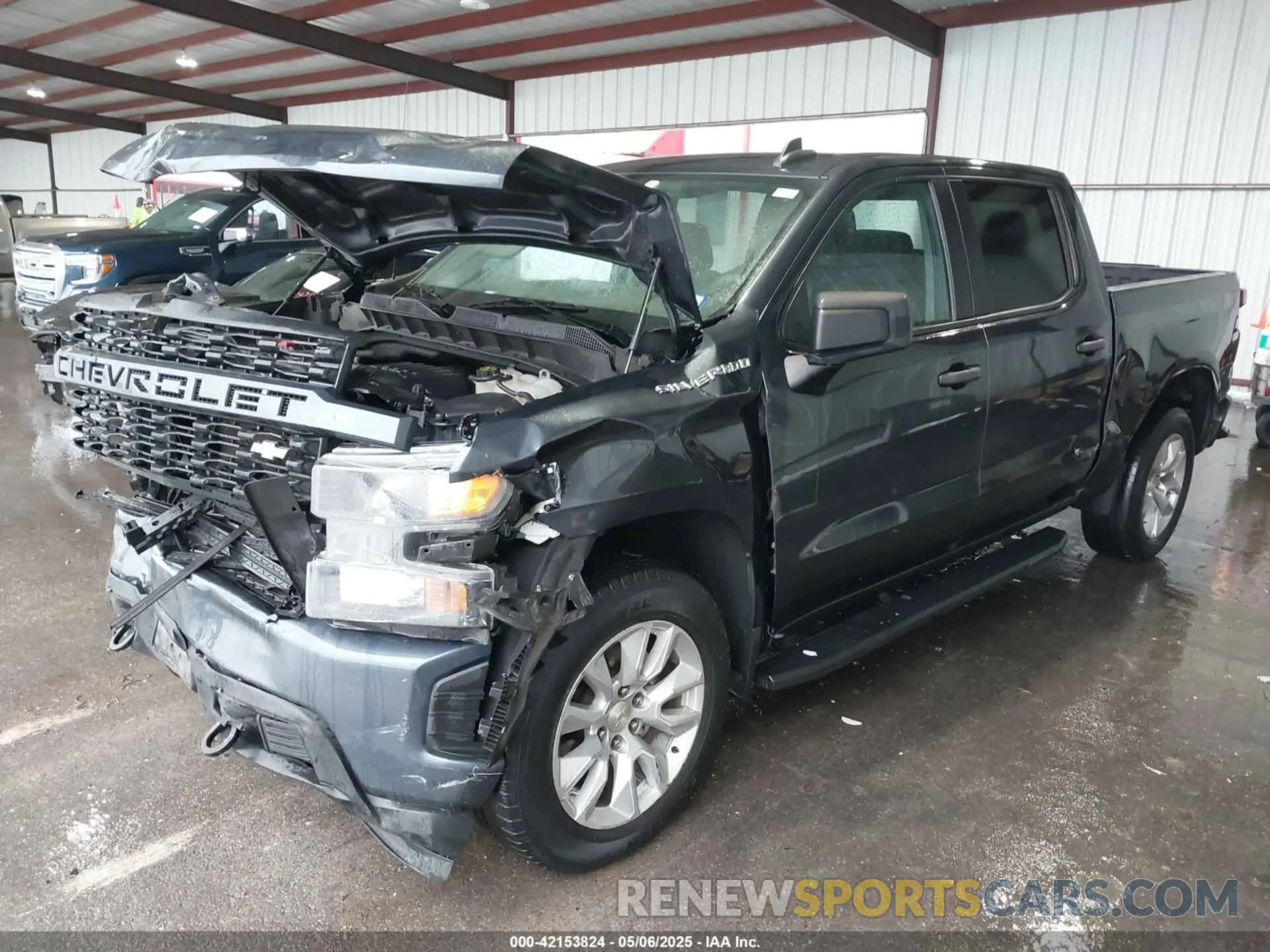2 fotografías del automóvil dañado 1GCPWBEKXNZ169447 CHEVROLET SILVERADO 1500 LTD 2022