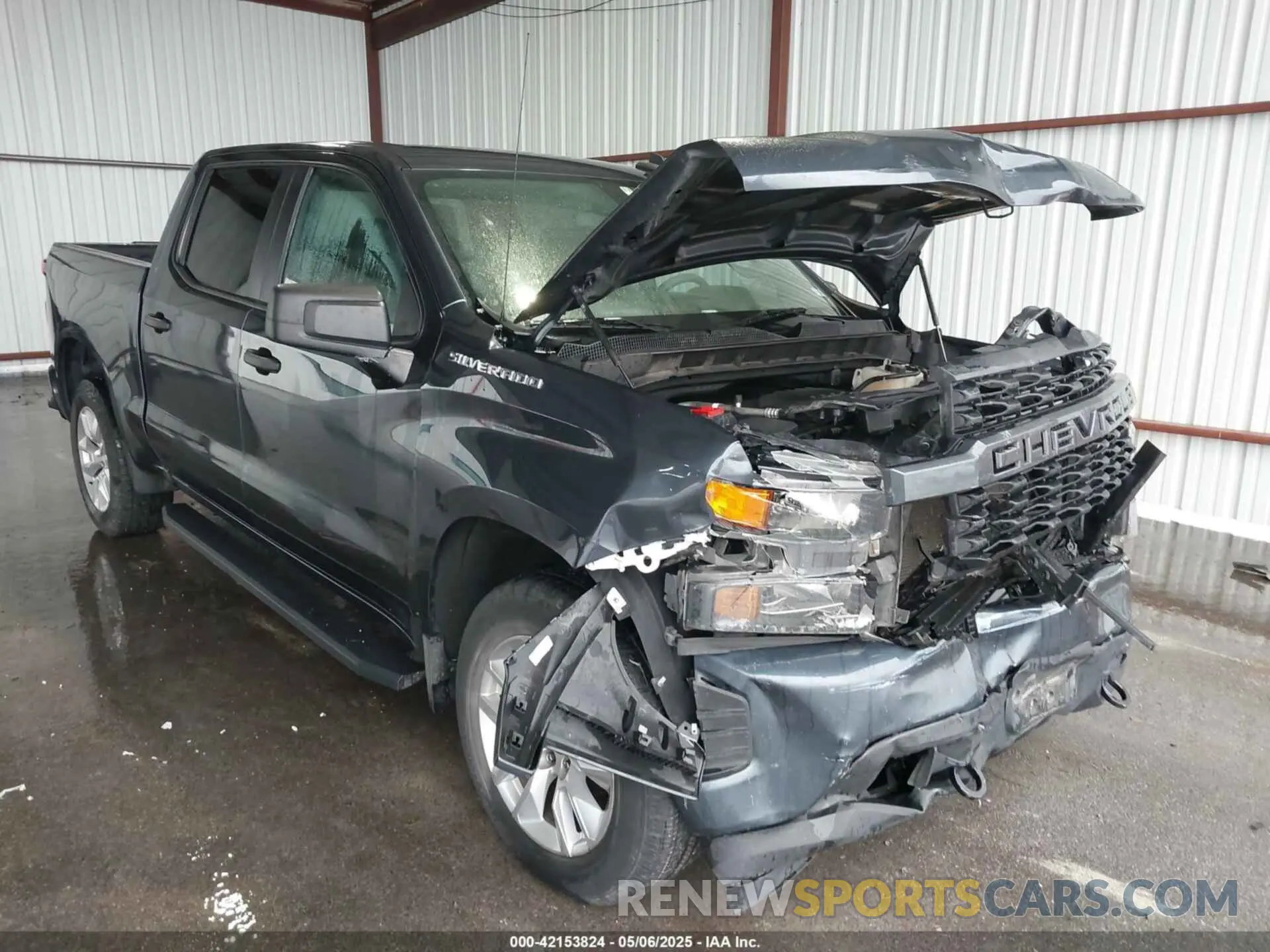 6 fotografías del automóvil dañado 1GCPWBEKXNZ169447 CHEVROLET SILVERADO 1500 LTD 2022