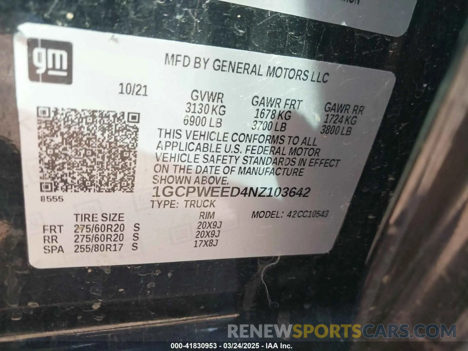 9 fotografías del automóvil dañado 1GCPWEED4NZ103642 CHEVROLET SILVERADO 1500 LTD 2022