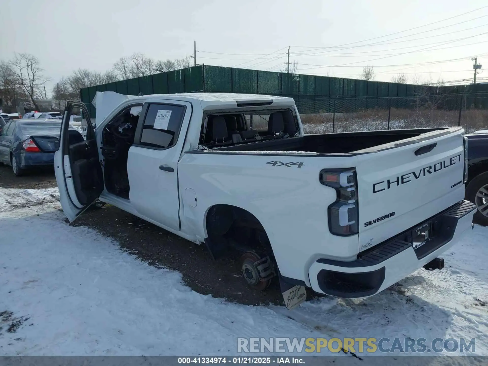 3 fotografías del automóvil dañado 1GCPYBEK4NZ223304 CHEVROLET SILVERADO 1500 LTD 2022