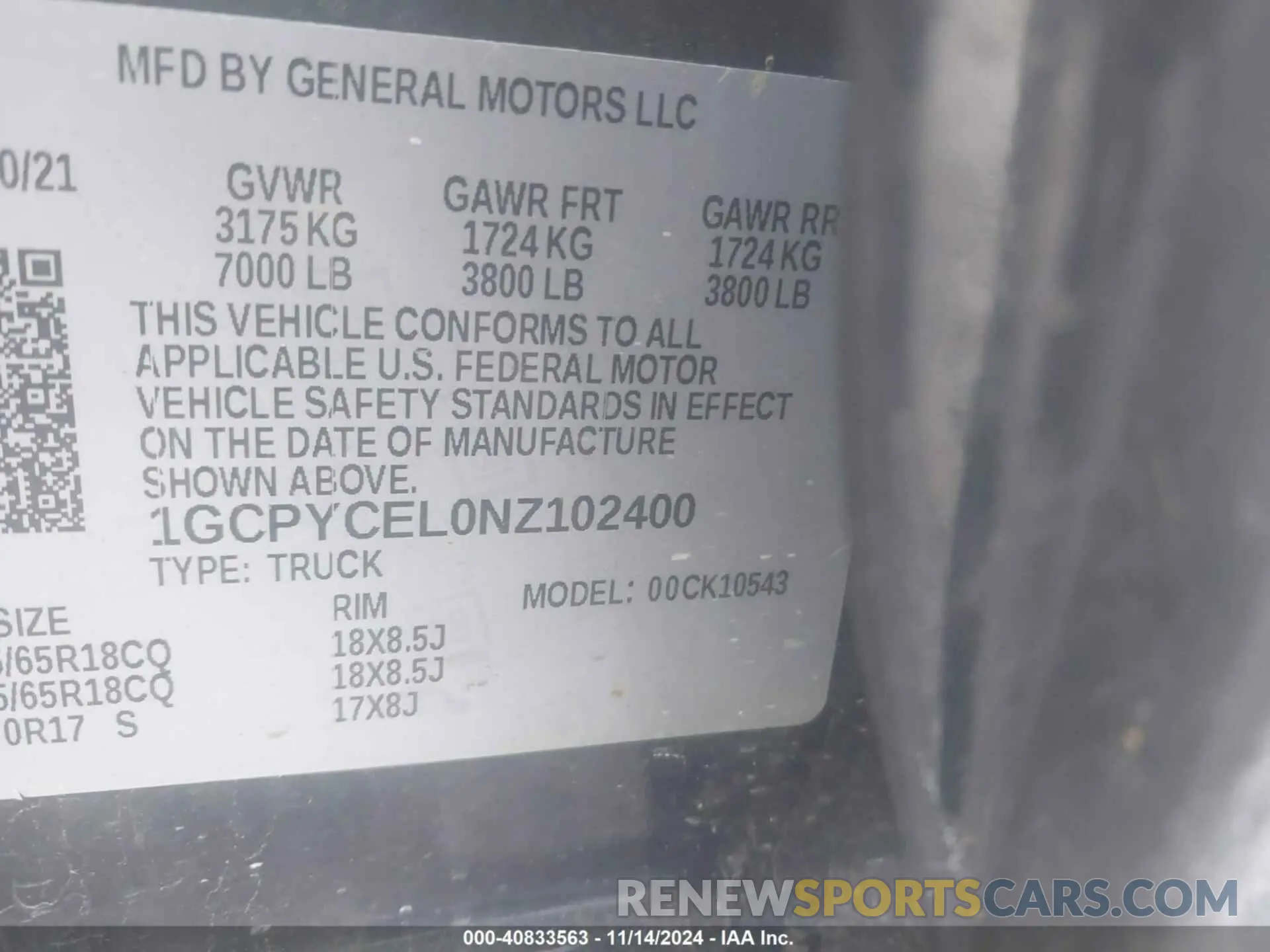 9 fotografías del automóvil dañado 1GCPYCEL0NZ102400 CHEVROLET SILVERADO 1500 LTD 2022