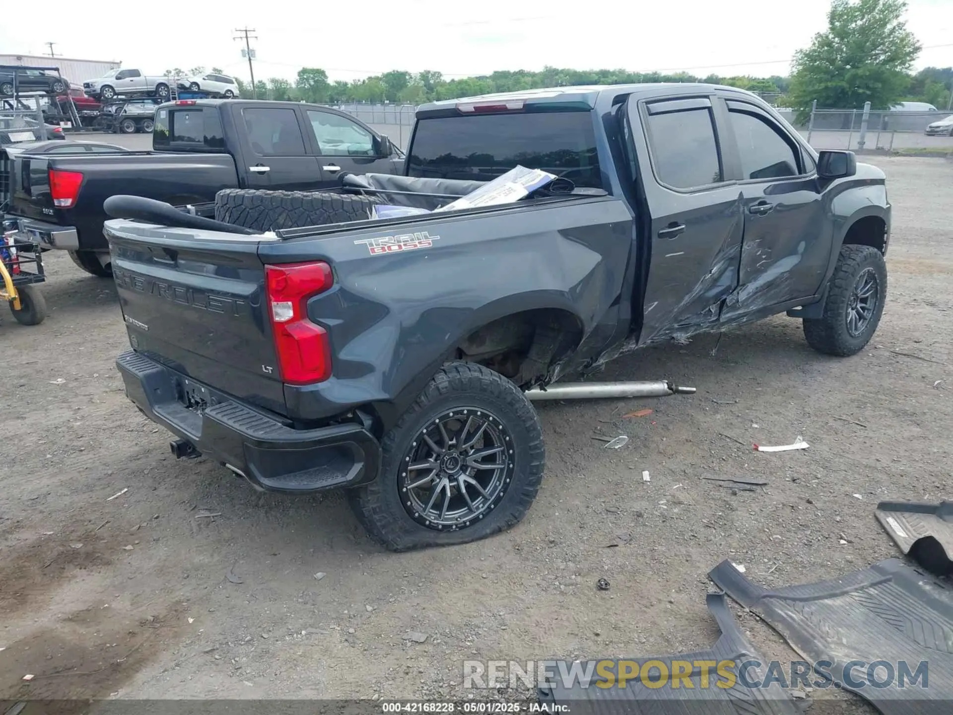 4 fotografías del automóvil dañado 1GCPYFED8NZ149555 CHEVROLET SILVERADO 1500 LTD 2022