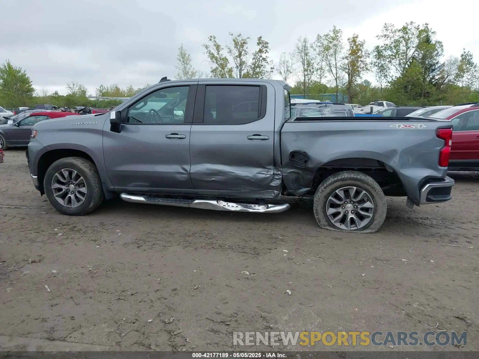 14 fotografías del automóvil dañado 1GCPYJEK3NZ114486 CHEVROLET SILVERADO 1500 LTD 2022