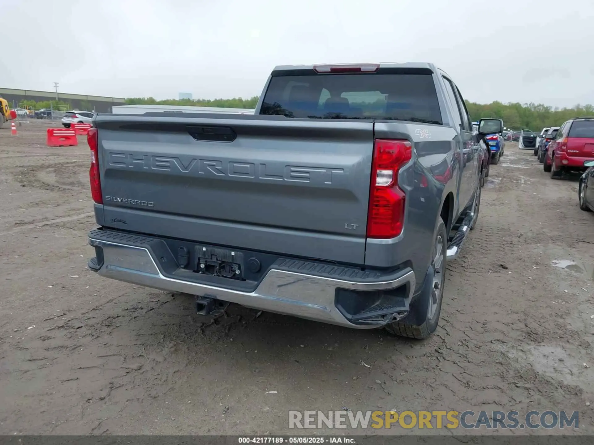 4 fotografías del automóvil dañado 1GCPYJEK3NZ114486 CHEVROLET SILVERADO 1500 LTD 2022