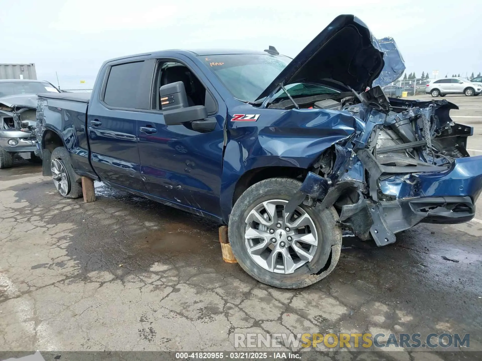 1 fotografías del automóvil dañado 1GCUYEEL8NZ234254 CHEVROLET SILVERADO 1500 LTD 2022