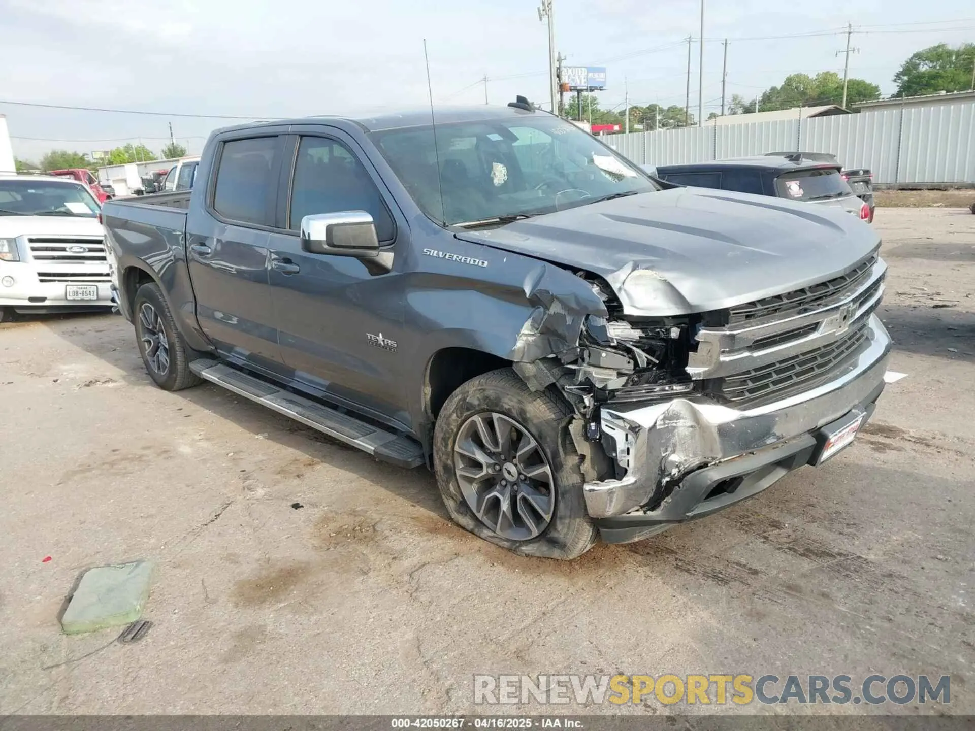 1 fotografías del automóvil dañado 3GCPWCED4NG132191 CHEVROLET SILVERADO 1500 LTD 2022