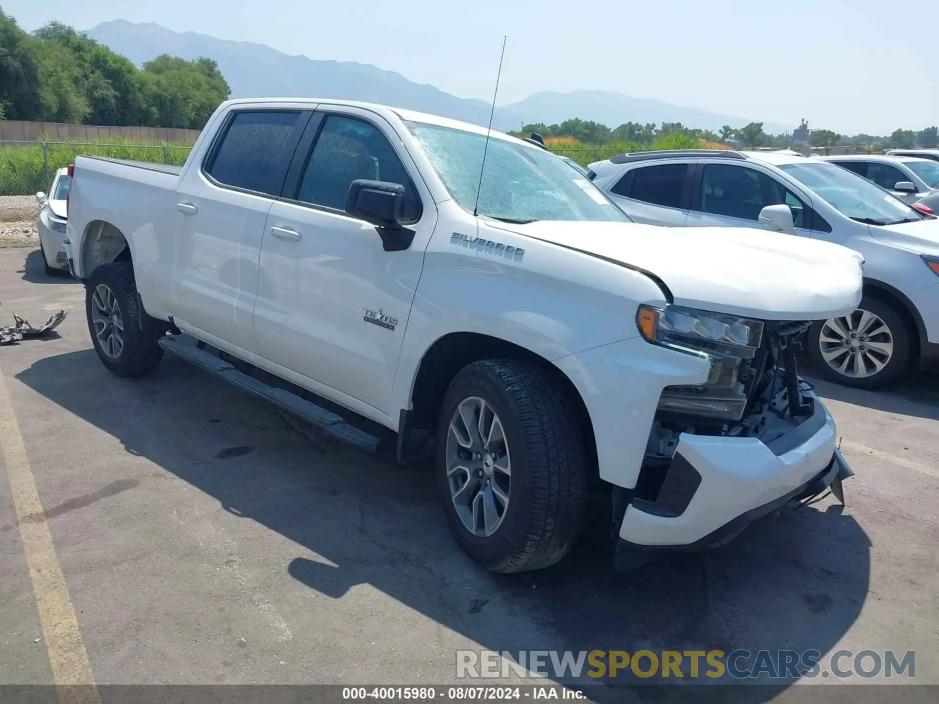 1 fotografías del automóvil dañado 3GCPWDED3NG109605 CHEVROLET SILVERADO 1500 LTD 2022