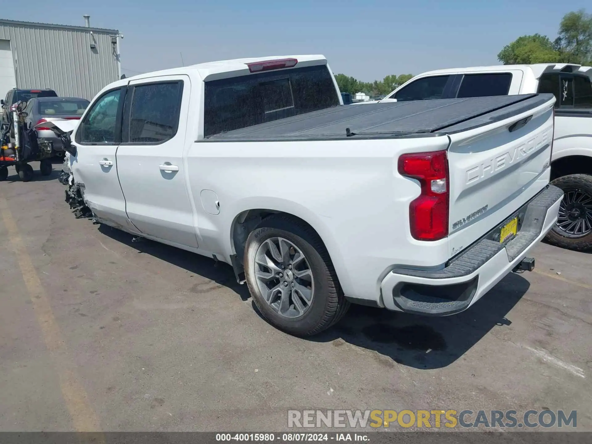 3 fotografías del automóvil dañado 3GCPWDED3NG109605 CHEVROLET SILVERADO 1500 LTD 2022