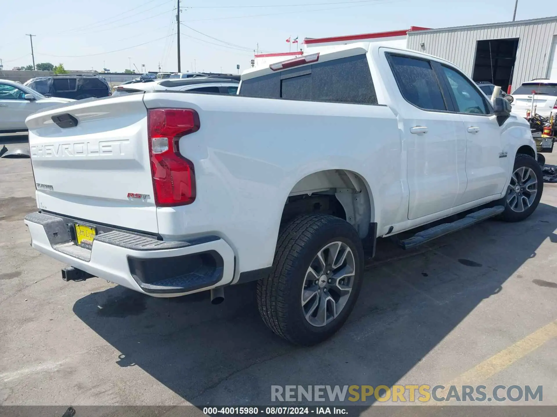 4 fotografías del automóvil dañado 3GCPWDED3NG109605 CHEVROLET SILVERADO 1500 LTD 2022