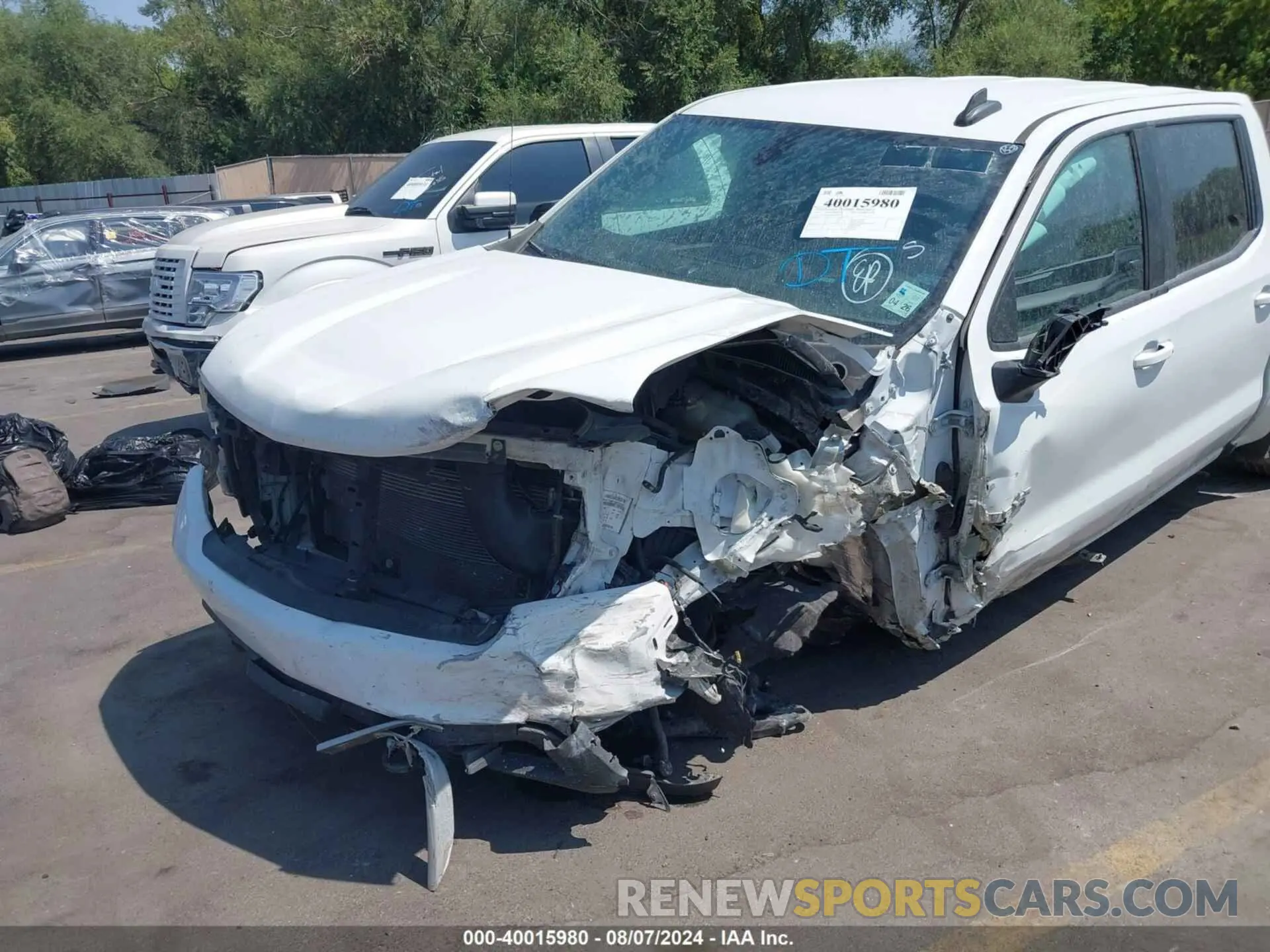 6 fotografías del automóvil dañado 3GCPWDED3NG109605 CHEVROLET SILVERADO 1500 LTD 2022
