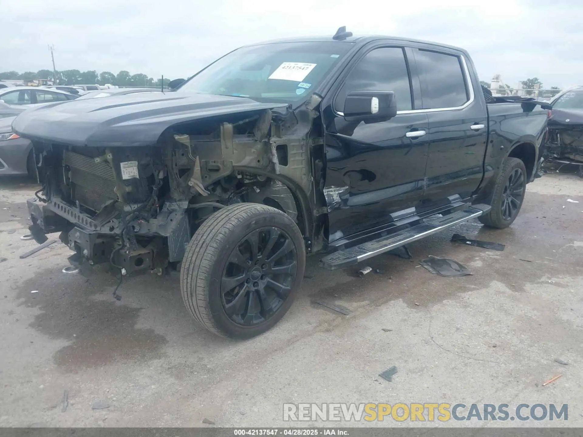 2 fotografías del automóvil dañado 3GCPWFED0NG130309 CHEVROLET SILVERADO 1500 LTD 2022