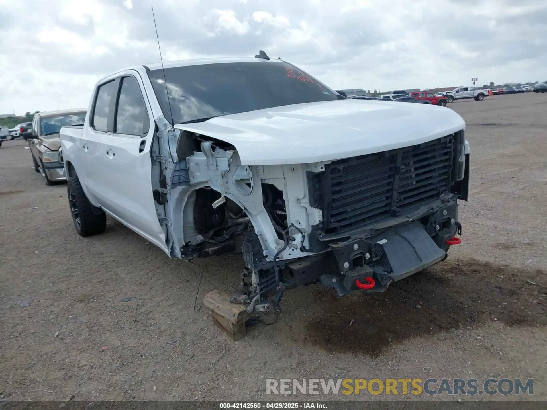 1 fotografías del automóvil dañado 3GCPYCEK6NG139927 CHEVROLET SILVERADO 1500 LTD 2022
