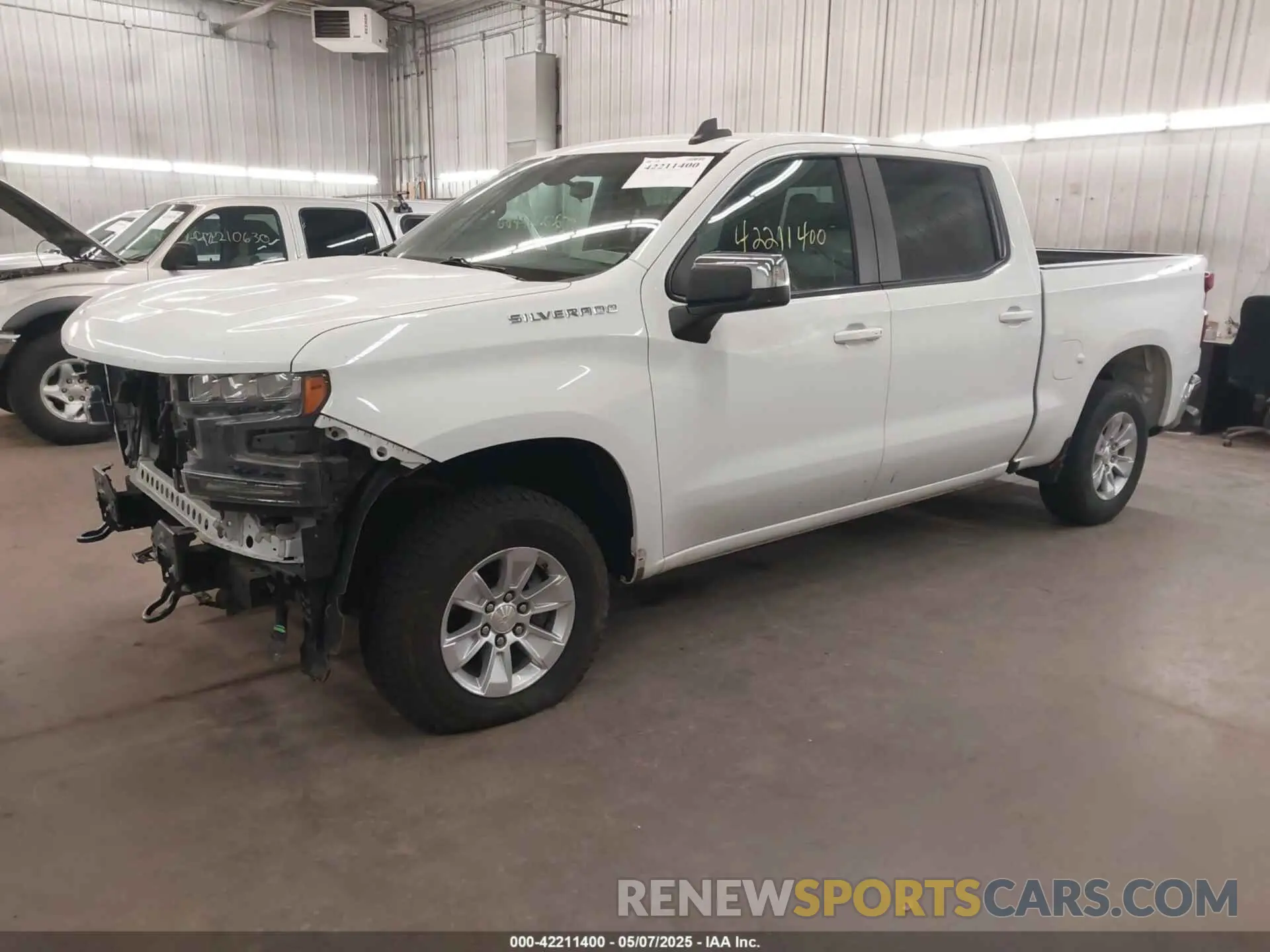 2 fotografías del automóvil dañado 3GCUYDED3NG124098 CHEVROLET SILVERADO 1500 LTD 2022