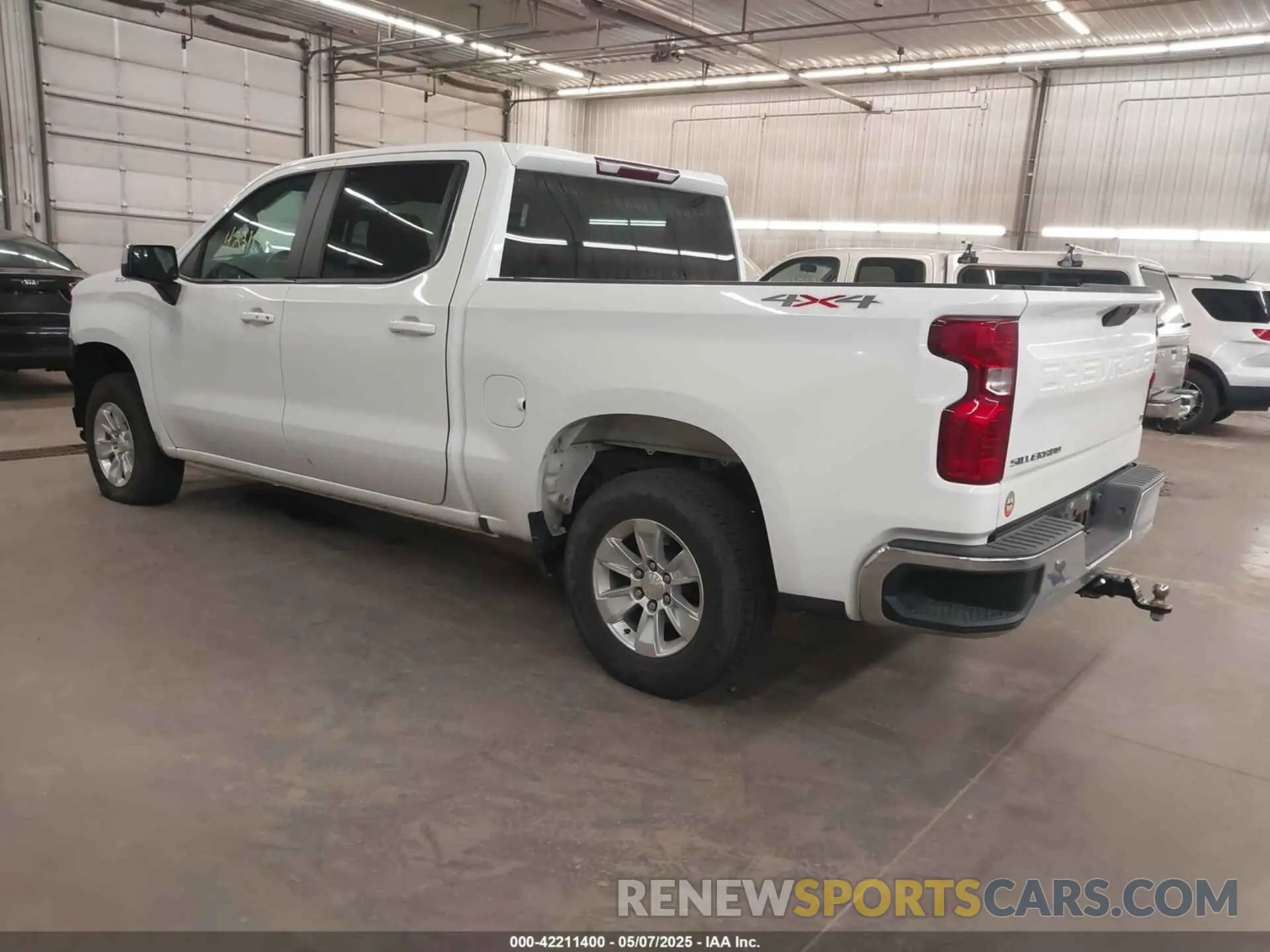 3 fotografías del automóvil dañado 3GCUYDED3NG124098 CHEVROLET SILVERADO 1500 LTD 2022